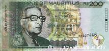 Mauritian banknote - 200 RS